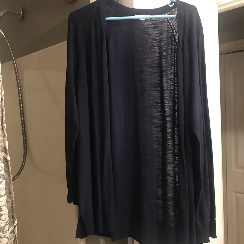 Loft Outlet XL Navy Cardigan